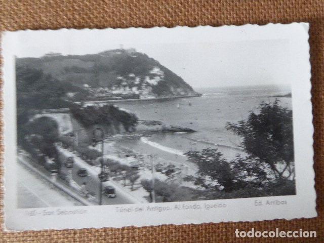 Postais: SAN SEBASTIAN.  N&ordm; 160.  ARRIBAS.  CIRCULADA.