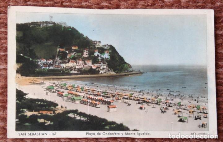 Postais: SAN SEBASTIAN - PLAYA DE ONDARRETA