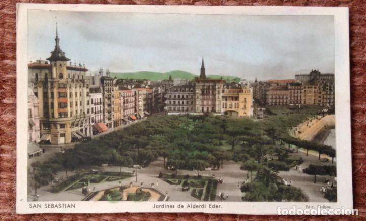 Postais: SAN SEBASTIAN - JARDINES DE ALDERDI EDER