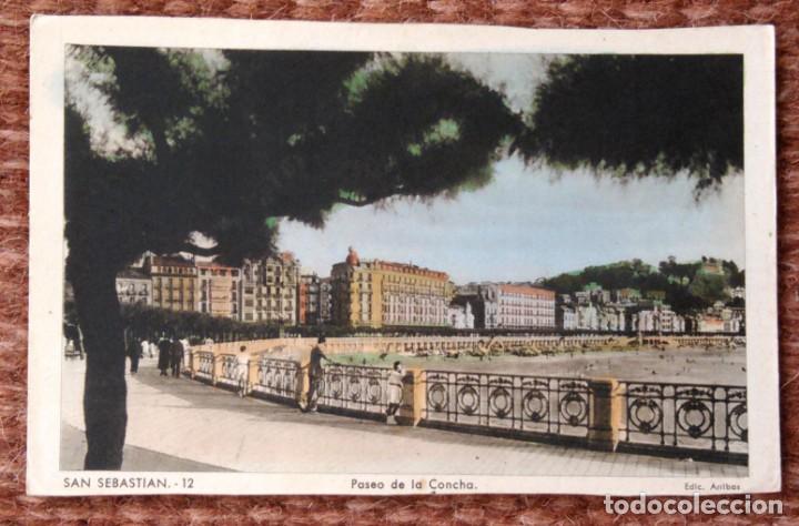 Postais: SAN SEBASTIAN - PASEO DE LA CONCHA