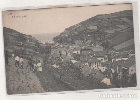 Postales: EA Vizcya. 1087 M. A. Reverso dividido. Sin circular.