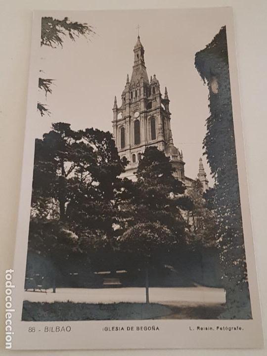 Postales: BILBAO IGLESIA DE BEGO&Ntilde;A - Foto 1