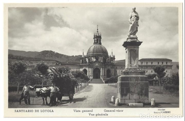 Postales: GUIP&Uacute;ZCOA- SANTUARIO DE LOYOLA.- VISTA GENERAL. MANIPEL. ANIMADA- SIN CIRCULAR