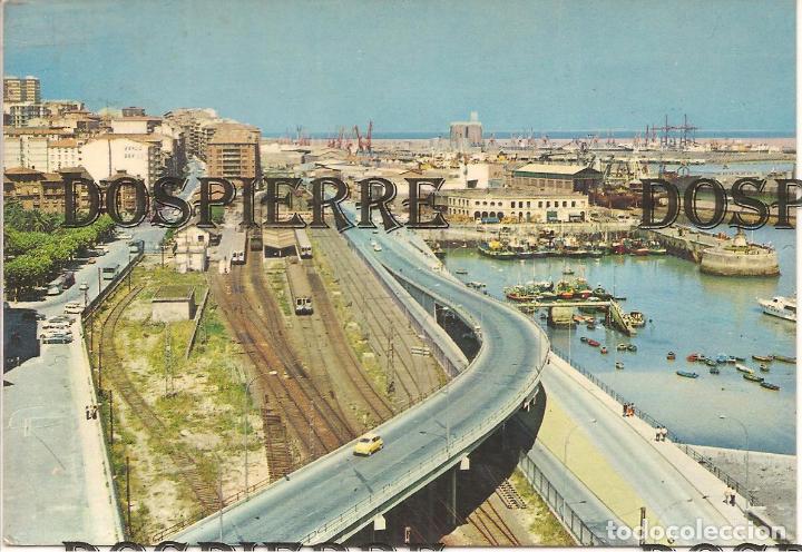 Postales: POSTAL, SANTURCE-VIZCAYA, ESTACI&Oacute;N Y PUERTO, SIN CIRCULAR
