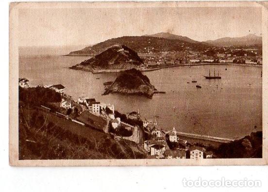 Postcards: TARJETA POSTAL DE SAN SEBASTIAN. VISTA DESDE EL MONTE IGUELDO.