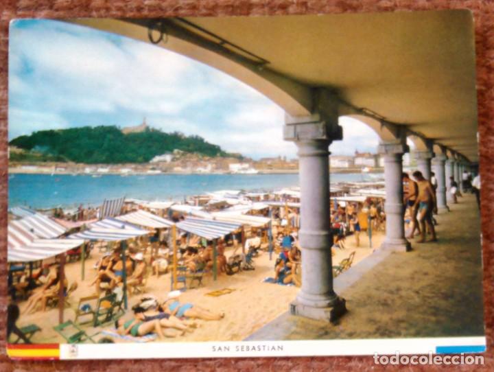 Postales: SAN SEBASTIAN - PLAYA DE LA CONCHA