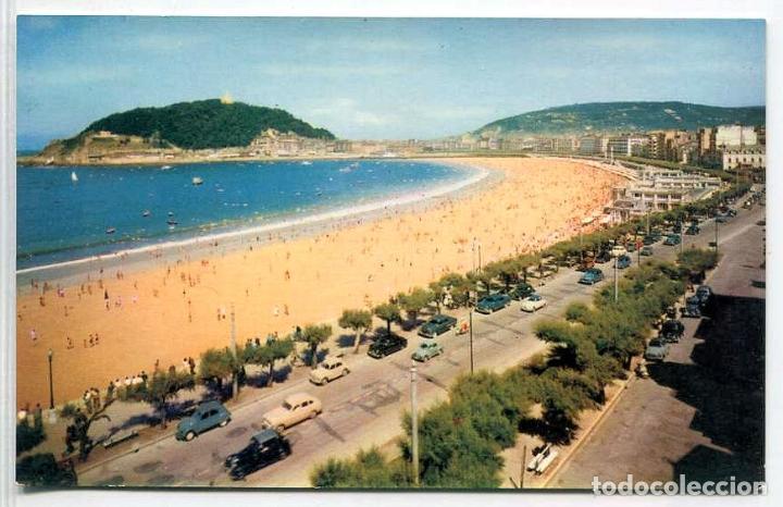 Postais: TARJETA POSTAL - SAN SEBASTIAN / PASEO Y PLAYA DE LA CONCHA