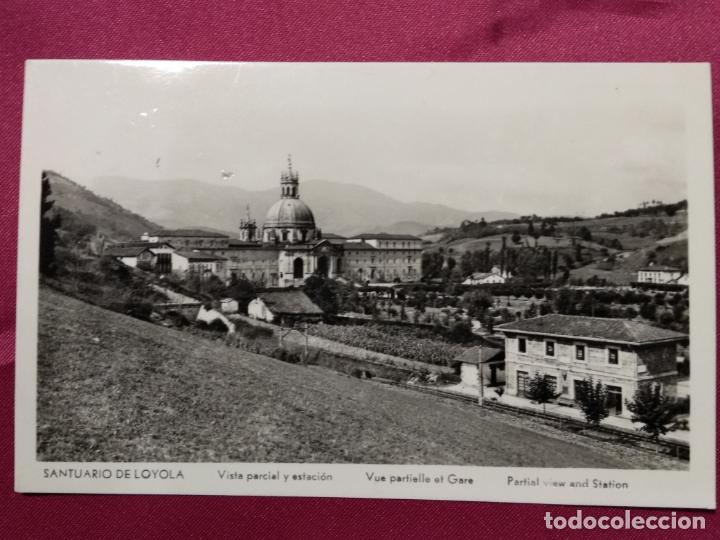 Postais: TARJETA POSTAL. SANTUARIO DE LOYOLA. VISTA PARCIAL Y ESTACION. MANIPEL