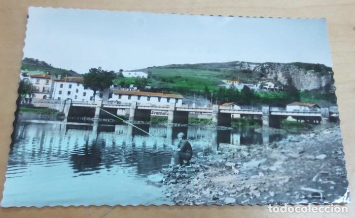 Postais: POSTAL BEHOBIA PUENTE INTERNACIONAL MARVI N&ordm; 5 A&Ntilde;O 1960 14X9 CM.
