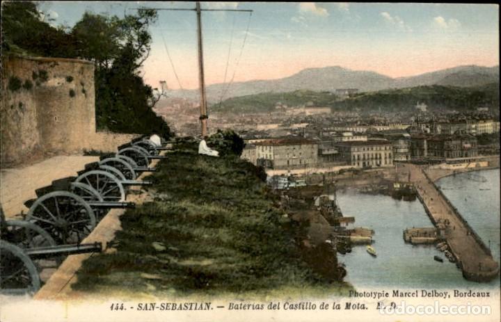 Postkarten: 444 San Sebastian &ndash; Baterias del Castillo de la Mota &ndash; M.D. Marcel Deboy -  SC