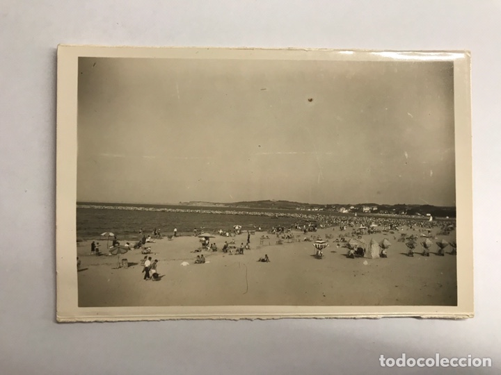 Postales: FUENTERRABIA (Guip&uacute;zcoa) Postal No.9 Playa. Edita: Daniel Arbones (h.1950?)