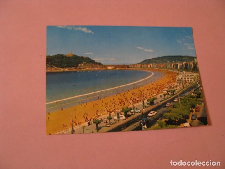Cartes Postales: SAN SEBASTIAN. VISTA PARCIAL Y PLAYA. ED. BEASCOA. ESCRITA.