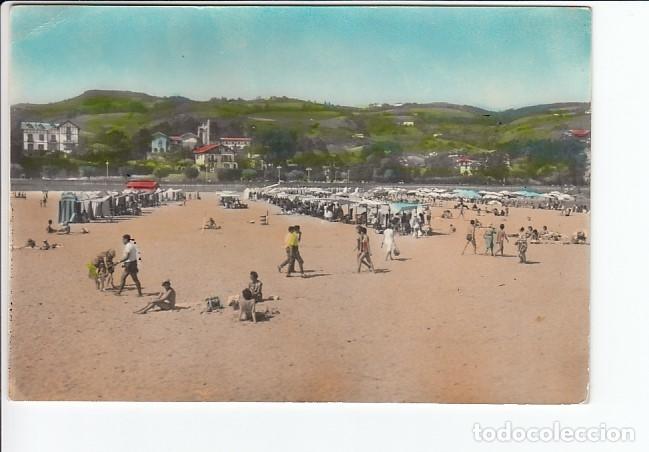 Cartoline: FUENTERRABIA (GUIPUZCUA).- VISTA PARCIAL DE LA PLAYA
