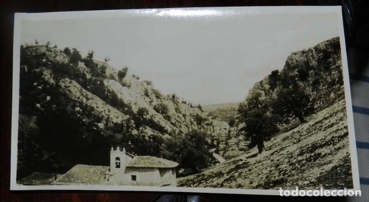 Postales: ANTIGUA FOTOGRAFIA DE PE&Ntilde;AS DE LEORZA, ALAVA, A&Ntilde;O 1931, MIDE 14 X 8 CMS.
