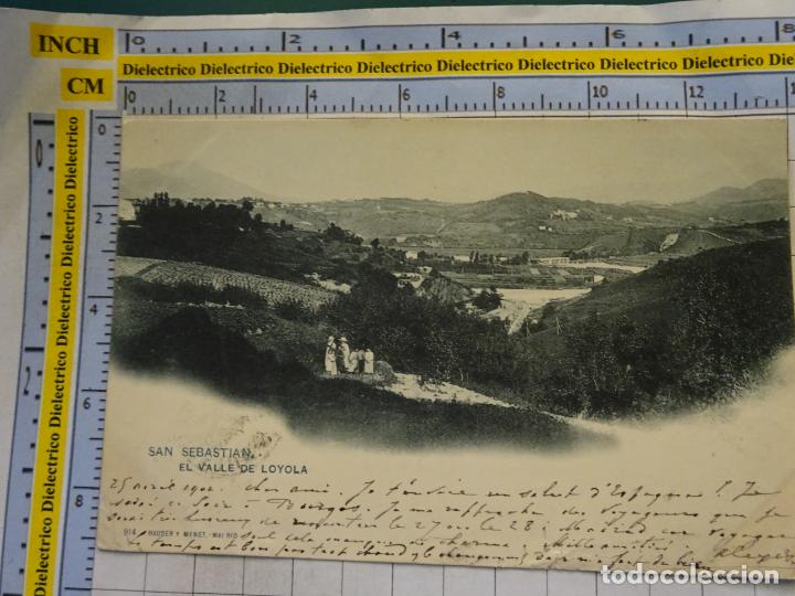 Postais: POSTAL DE GUIP&Uacute;ZCOA SAN SEBASTIAN. SIGLO XIX - 1905. EL VALLE DE LOYOLA. 914 HAUSER MENET. 762