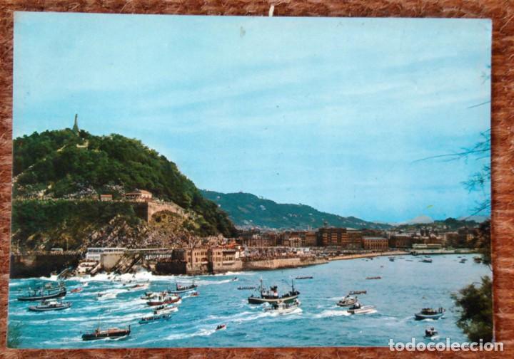 Cartes Postales: SAN SEBASTIAN - REGATA EN LA BAHIA