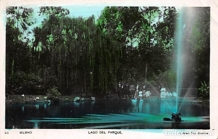 Postales: BILBAO.- LAGO DEL PARQUE - Foto 1
