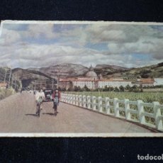 Postales: AZPEITIA - 9 LOYOLA ALREDEDORES DE LOYOLA EDT. HECHOS Y DICHOS CIRCULADA 1959. Lote 145229586