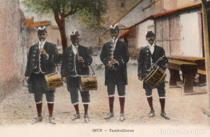 Postales: irun. tamborileros - Foto 1