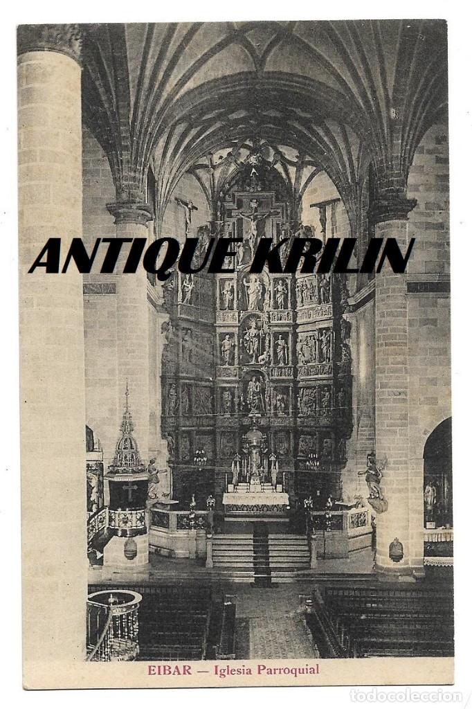 Postales: EIBAR .- IGLESIA PARROQUIAL - Foto 1