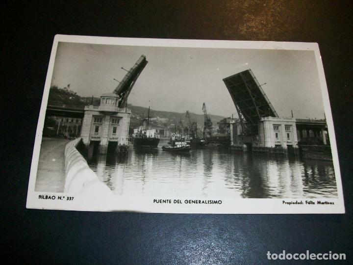Postales: BILBAO PUENTE DEL GENERALISIMO - Foto 1