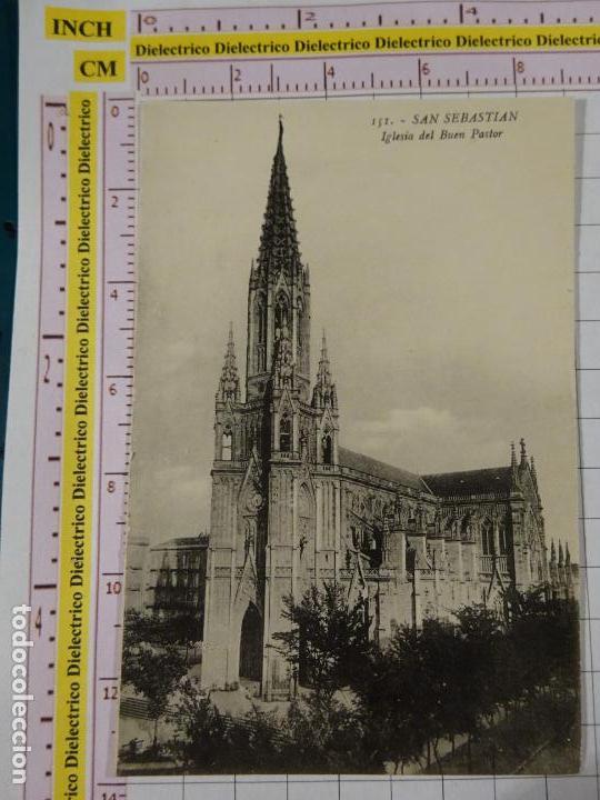 Postkarten: POSTAL DE GUIP&Uacute;ZCOA. A&Ntilde;OS 10 30. SAN SEBASTIAN. IGLESIA DEL BUEN PASTOR. 151 GALARZA. 1854