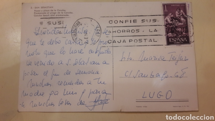 Postales: Postal ciculada San Sebastian - Foto 2