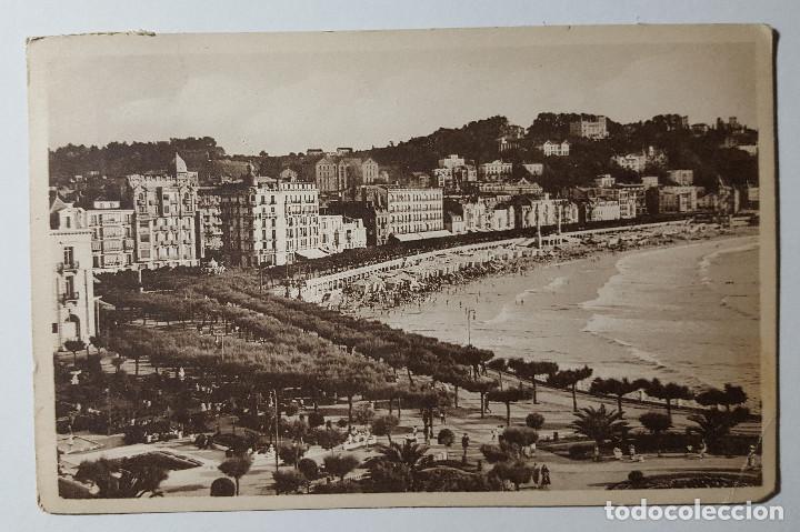 Postales: San sebastian jardines Alderdi eder y playa