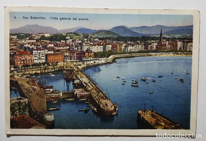 Postales: San Sebastian Vista General del Puerto - Foto Galarza