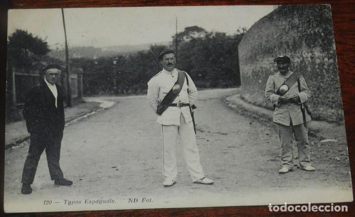 Postcards: POSTAL DE TIPOS ESPA&Ntilde;OLES. SAN SEBASTIAN. GUARDIA MUNICIPAL. HACIA 1910. TYPOS ESPAGNOLS, N. 120, En