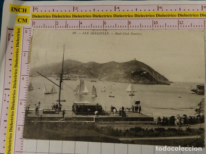 Postcards: POSTAL DE GUIP&Uacute;ZCOA, SAN SEBASTIAN. A&Ntilde;OS 10 30. REAL CLUB NA&Uacute;TICO. 29  1472