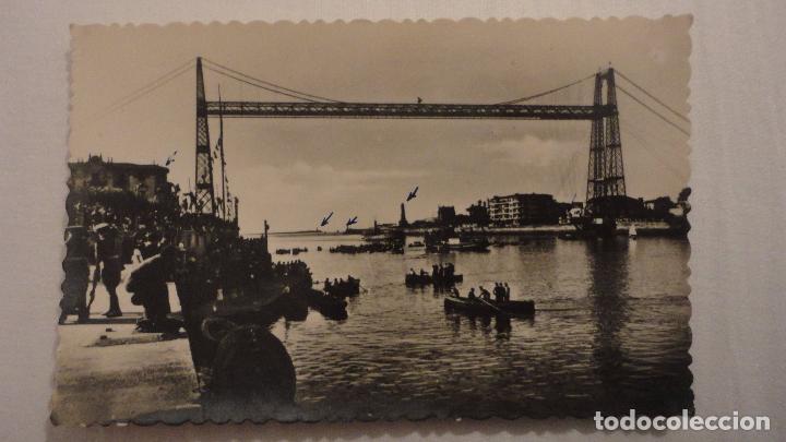 Postales: ANTIGUA POSTAL.PUENTE VIZCAYA JOSE ANTONIO.PORTUGALETE.GARRABELLA N&ordm; 330