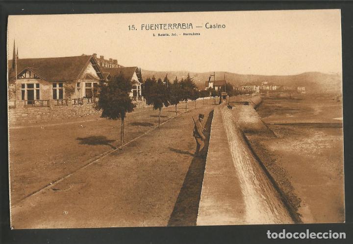 Postais: FUENTERRABIA-HONDARRIBIA-CASINO-MILITAR-15-ROISIN-POSTAL ANTIGUA-(56.663)