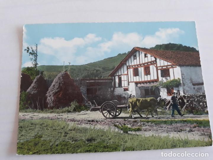 Postales: Pa&iacute;s Vasco carreta caserio - Foto 1