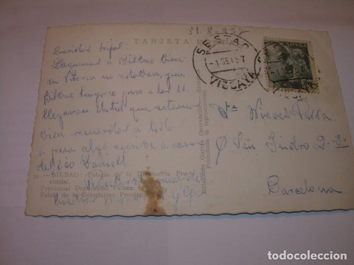 Postales: ANTIGUA POSTAL...BILBAO. - Foto 2