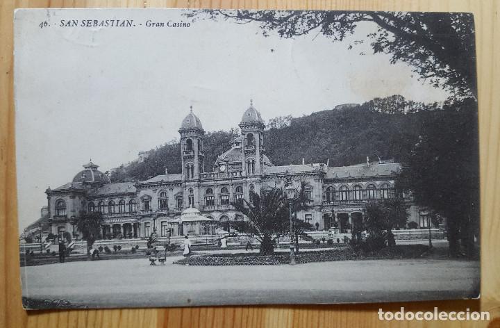 Postkarten: San Sebastian N&ordm; 46 Gran Casino 1913 Ed. G.G. Galarza