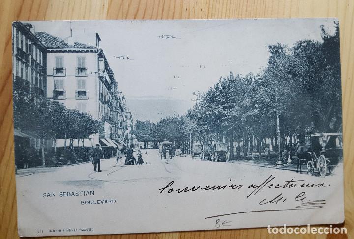 Postkarten: San Sebastian N&ordm; 331 Boulevard Hauser y Menet 1907