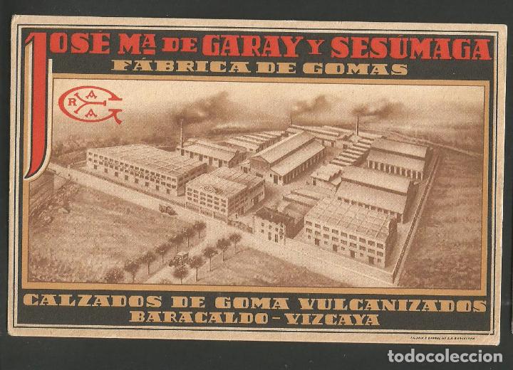 Postcards: BARACALDO-BARAKALDO-FABRICA DE GOMAS-JOSE M&ordf; GARAY Y SESUMAGA-SEIX Y BARRAL-(57.315)