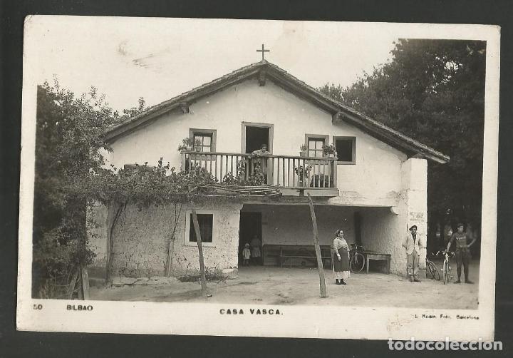 Postcards: BILBAO-BILBO-CASA VASCA-50-ROISIN-FOTOGRAFICA-POSTAL ANTIGUA-(57.322)