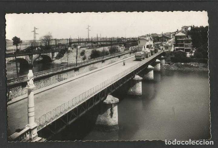 Postais: IRUN-PUENTE INTERNACIONAL-CAMIONES-FOTOGRAFICA-POSTAL ANTIGUA-(57.378)
