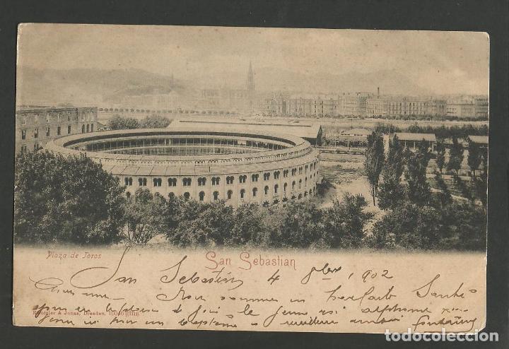 Postais: SAN SEBASTIAN-PLAZA DE TOROS-REVERSO SIN DIVIDIR-R&Ouml;MMLER & JONAS-POSTAL ANTIGUA-(57.780)