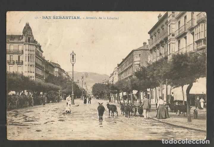 Postais: SAN SEBASTIAN-AVENIDA DE LA LIBERTAD-59-ED&middot;G.G. GALARZA-POSTAL ANTIGUA-(57.792)