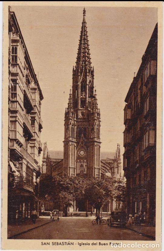 Postcards: SAN SEBASTIAN, IGLESIA DEL BUEN PASTOR - FOTO GALARZA N&ordm; 153 - S/C