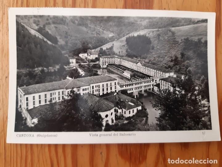 Cartoline: 1 postal Balneario de Cestona (Guip&uacute;zcoa). Antigua. 1960. B/N. Circulada