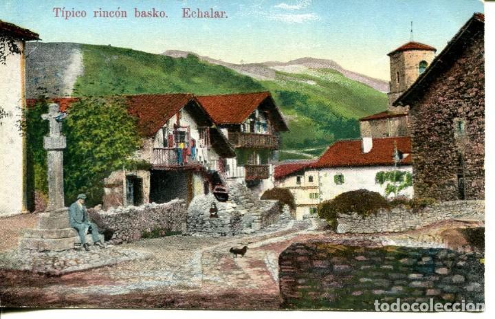 Postales: ECHALAR-T&Iacute;PICO RINC&Oacute;N BASKO. - Foto 1