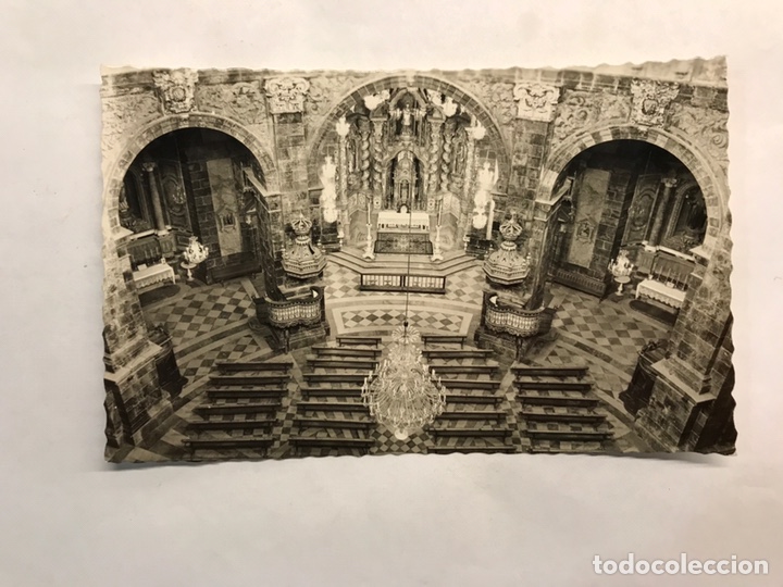 Postkarten: SANTUARIO DE LOYOLA (Guip&uacute;zcoa) Postal No.33, Bas&iacute;lica Interior. Edita: Hija de J. Irazu (h.1950?)