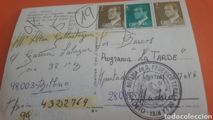 Postales: Programa Tarde Bilbao Monumento Sagrado Corazon - Foto 2
