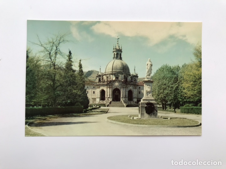 Postcards: SANTUARIO DE LOYOLA (Guip&uacute;zcoa) Postal coloreada, Vista General. Edita: Ed, Hija de J. Irazu,