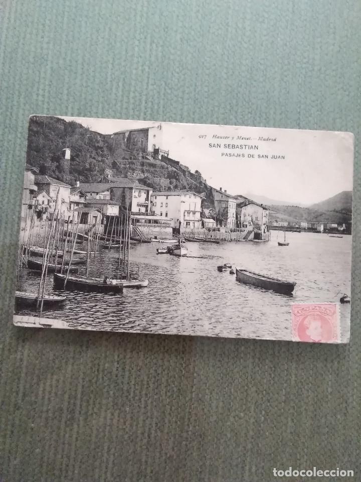 Cartoline: POSTAL SAN SEBASTIAN PASAJES DE SAN JUAN