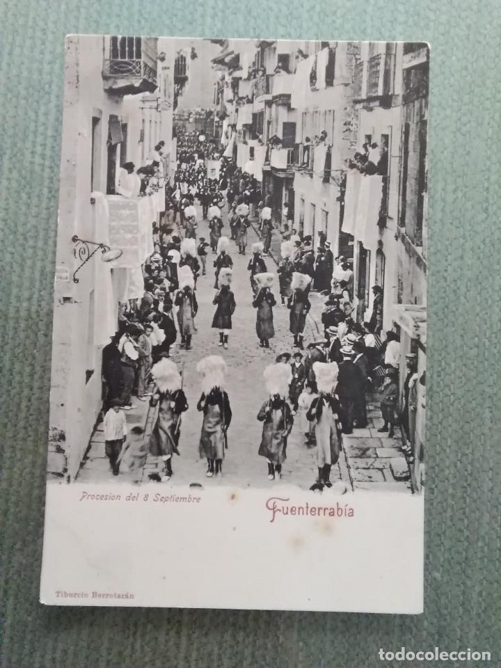 Cartoline: POSTAL FUENTERRABIA -PROCESION DEL 8 DE SEPTIEMBRE